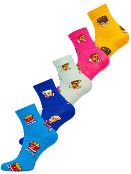 Barevné dámské ponožky Bolf WQ7625-5P 5 PACKK