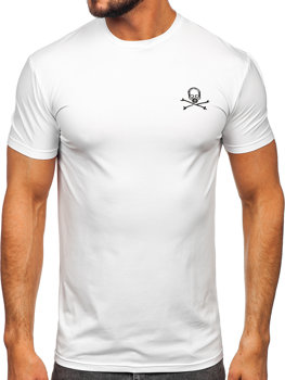 Bílé pánské tričko s potiskem Bolf MT3049