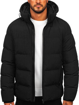 Černá pánská zimní bunda Bolf 9978