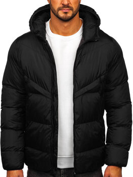 Černá pánská zimní bunda Bolf CS1006