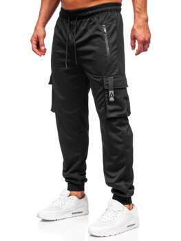 Černé pánské jogger teplákové kapsáčé Bolf JX6362