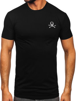 Černé pánské tričko s potiskem Bolf MT3049