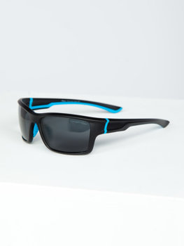 Černo-modré pánské sluneční brýle Bolf MIAMI6
