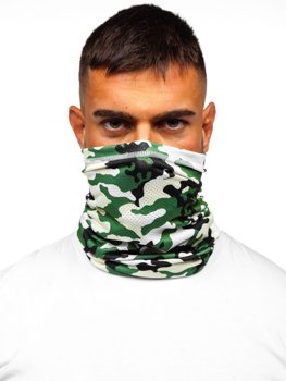 Khaki pánský maskáčový šátek Bolf YW0506M