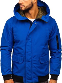 Modrá pánská zimní bunda Bolf 2019005