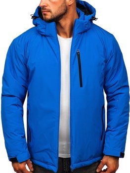 Modrá pánská zimní sportovní bunda Bolf HH011