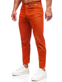 Oranžové pánské textilní kalhoty Bolf GT