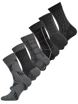 Pánské barevné vzorované ponožky Bolf M8-6P-2