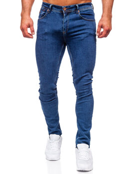 Tmavě modré pánské džíny regular fit Bolf 1122
