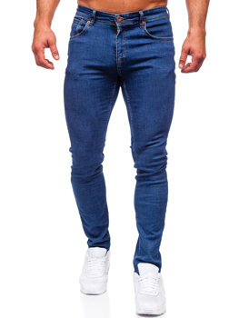 Tmavě modré pánské džíny regular fit Bolf 5158