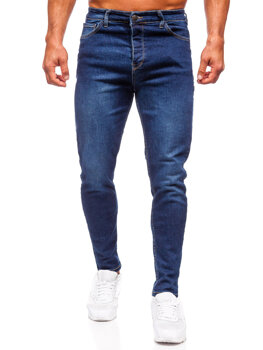Tmavě modré pánské džíny regular fit Bolf 6020