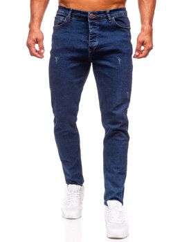 Tmavě modré pánské džíny regular fit Bolf 6058