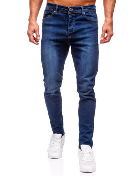 Tmavě modré pánské džíny regular fit Bolf 6297