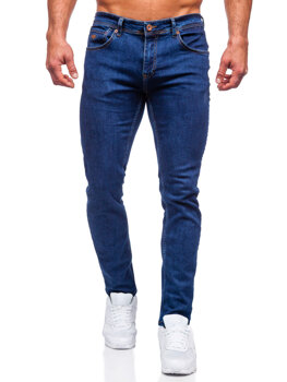 Tmavě modré pánské džíny regular fit Bolf 6558