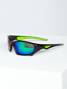 Zelené pánské sluneční brýle Bolf MIAMI4