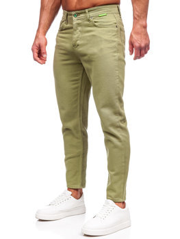 Zelené pánské textilní kalhoty Bolf GT