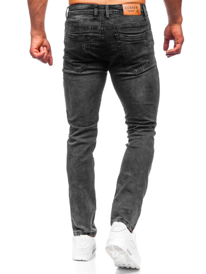 Černé pánské džíny regular fit Bolf K10009-2