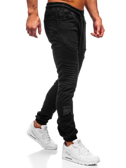 Černé pánské jogger kalhoty Bolf 0829