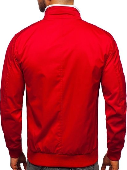 Červená pánská přechodová bunda Bolf K01