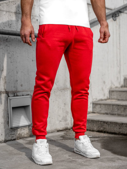 Červené pánské jogger kalhoty Bolf CK01