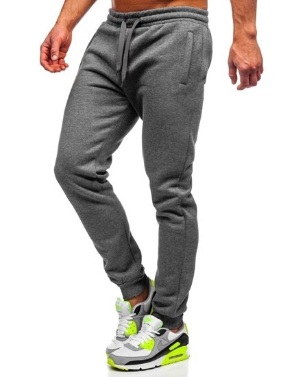 Grafitové pánské jogger kalhoty Bolf XW03