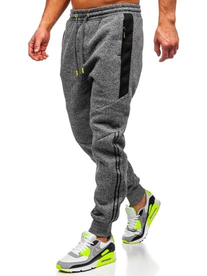 Grafitové pánské silné jogger kalhoty Bolf TC984