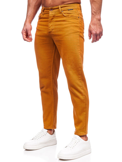 Kamelové pánské textilní kalhoty Bolf GT