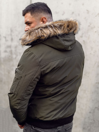 Khaki pánská zimní bunda Bolf 2019