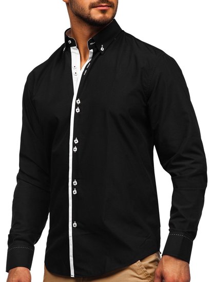 Pánská košile BOLF 5797 černá