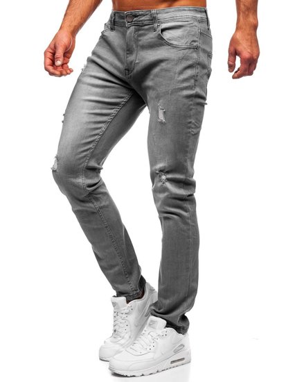 Šedé pánské džíny regular fit Bolf T324