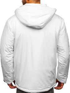 Bílá pánská zimní sportovní bunda Bolf HH011