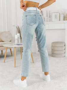Blankytné pánské džíny s páskem Bolf BS502
