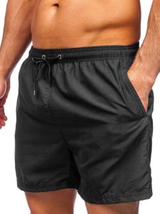 Černé pánské plavecké šortky Bolf YW07001