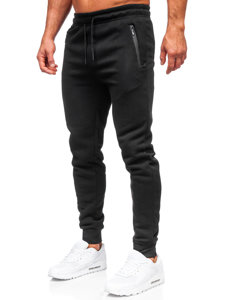 Černé pánské teplákové jogger kalhoty Bolf JX6008