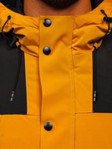 Kamelová pánská zimní bunda Bolf J1905
