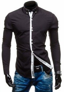 Pánská košile BOLF 5814 černá