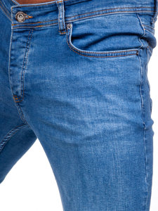 Tmavě modré pánské džíny slim fit Bolf R922